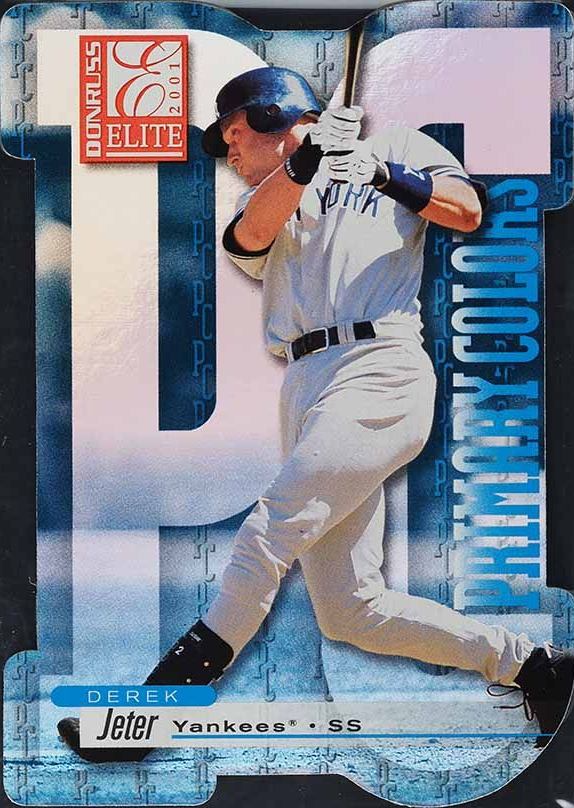 2001 Donruss Elite Primary Colors Derek Jeter #PC-5 Baseball Card