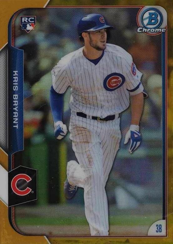 2015 Bowman Chrome Kris Bryant #200 Baseball Card