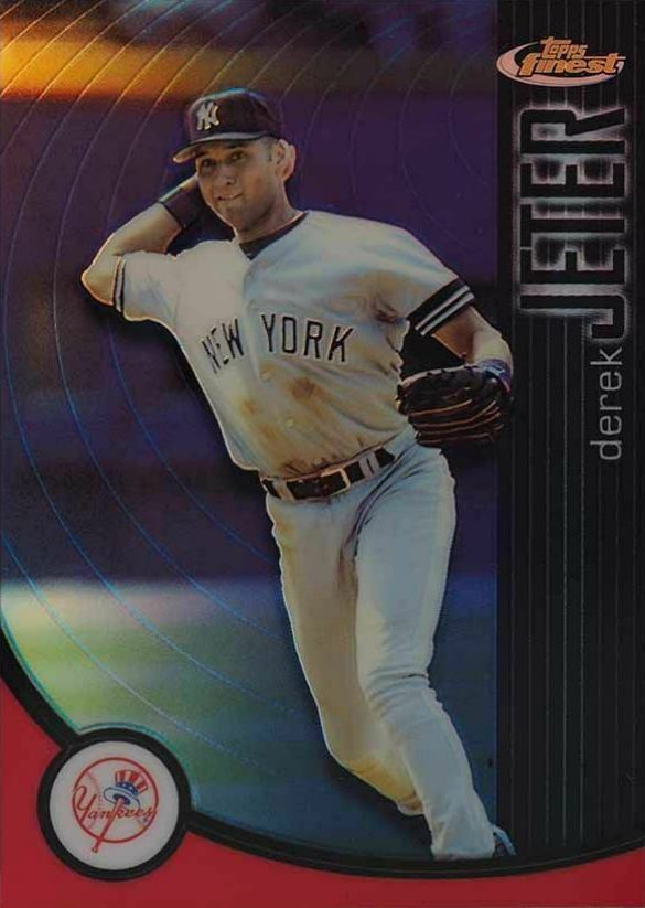 2001 Finest Derek Jeter #100 Baseball Card