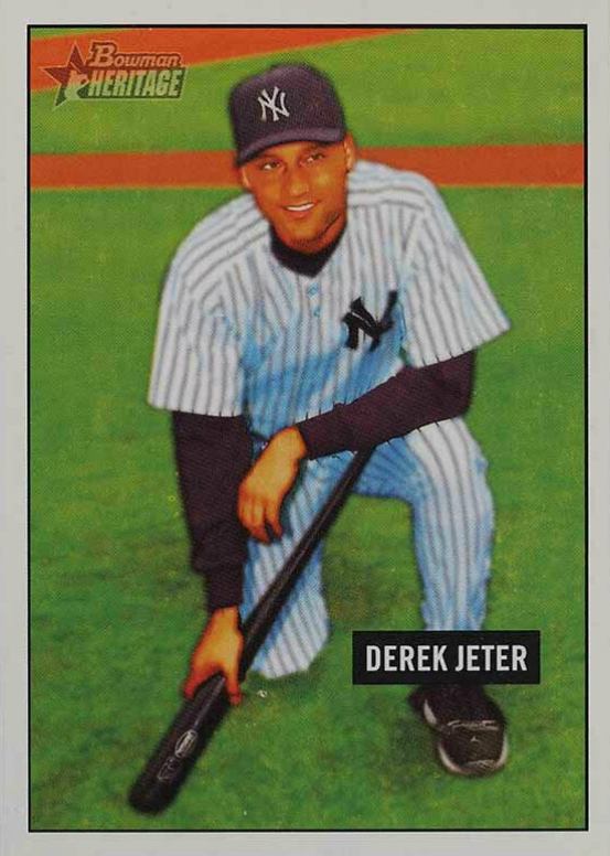 2005 Bowman Heritage Derek Jeter #26 Baseball Card