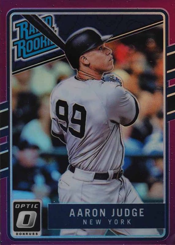 2017 Panini Donruss Optic Aaron Judge #38 Baseball Card