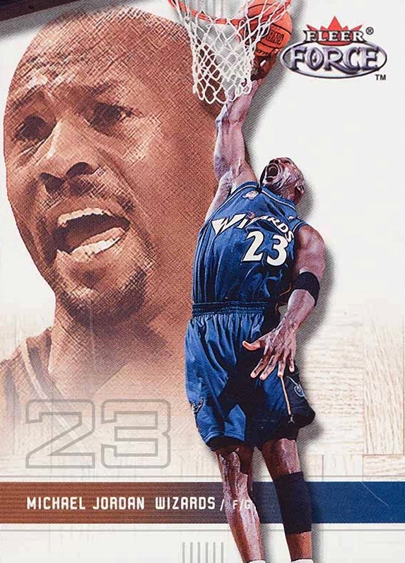 2001 Fleer Force Michael Jordan #61 Basketball Card