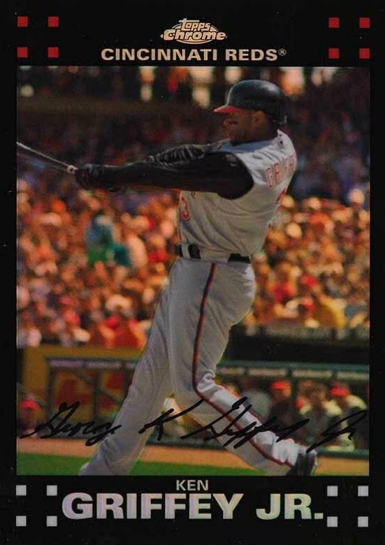 2007 Topps Chrome Ken Griffey Jr. #186 Baseball Card