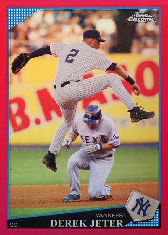 2009 Topps Chrome Derek Jeter #98 Baseball Card