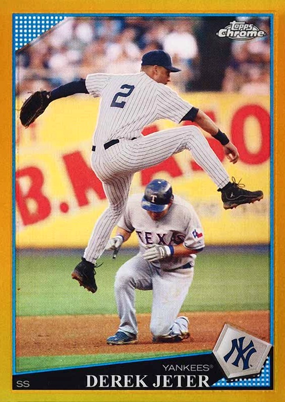 2009 Topps Chrome Derek Jeter #98 Baseball Card