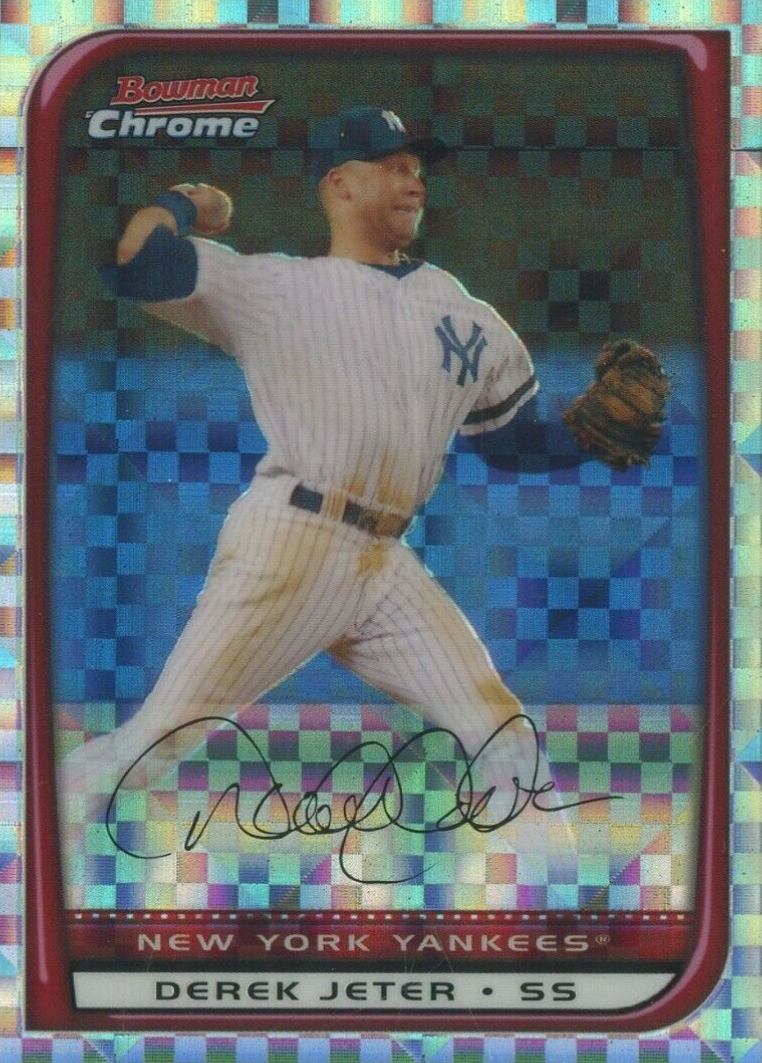 2008 Bowman Chrome Derek Jeter #181 Baseball Card