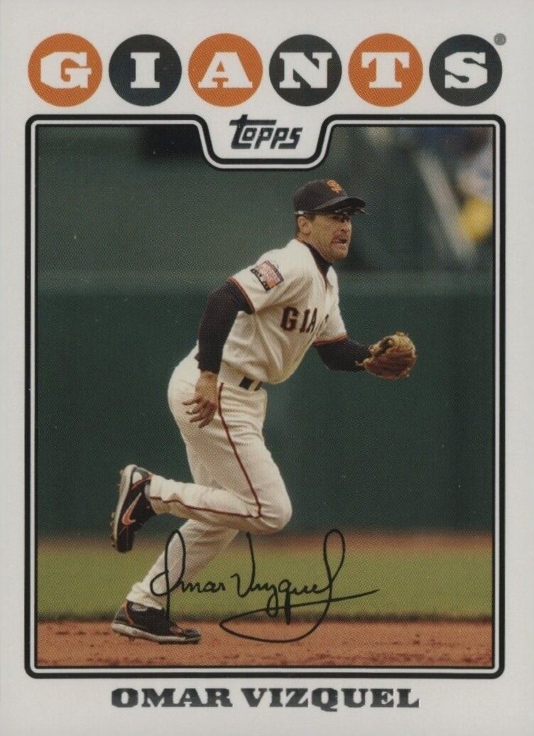 2008 Topps Omar Vizquel #79 Baseball Card