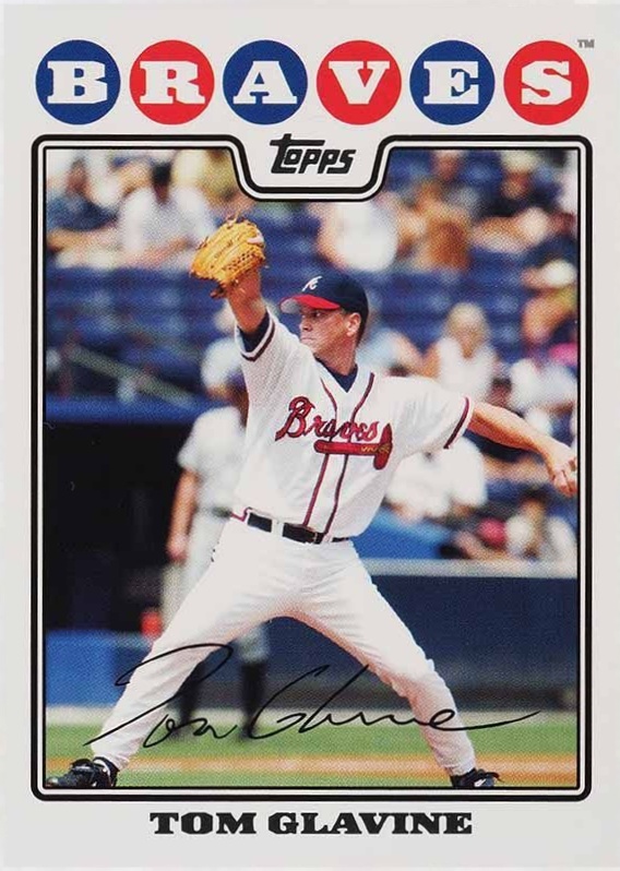 2008 Topps Tom Glavine #600 Baseball Card