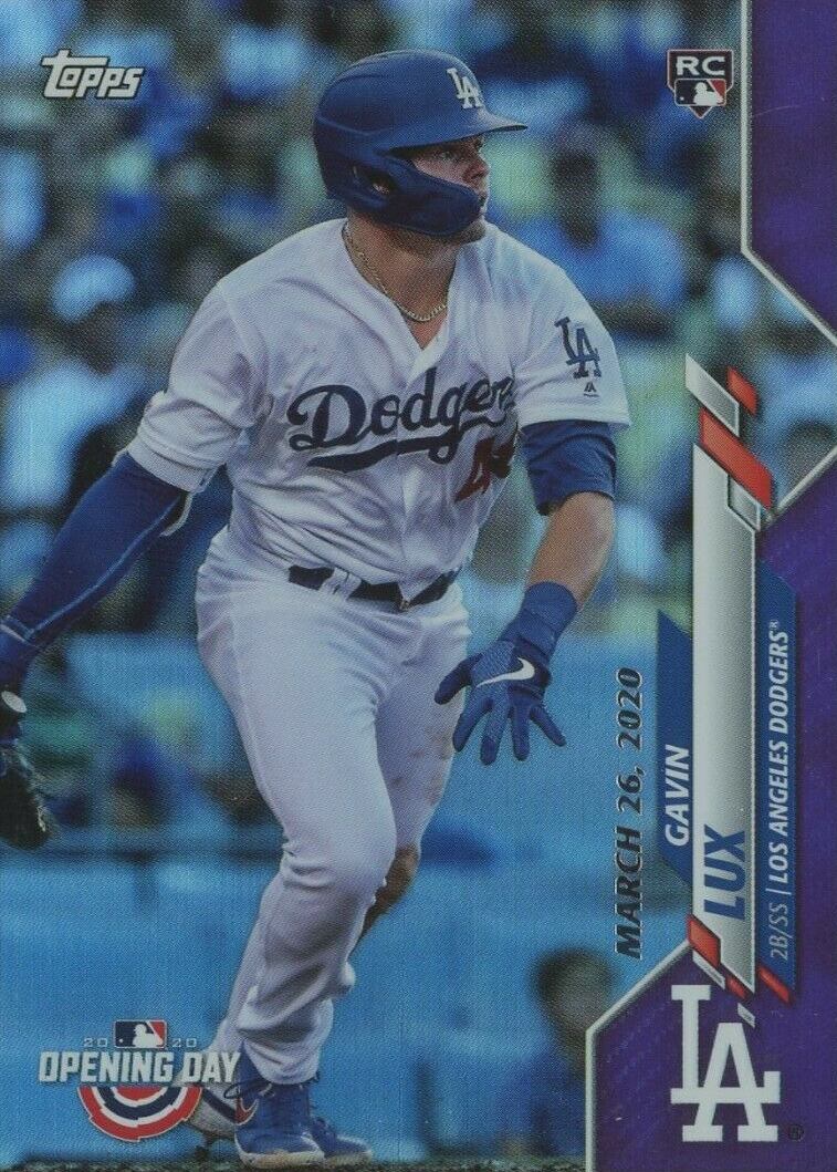 2020 Topps Opening Day Gavin Lux #70 Baseball Card