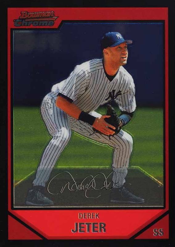 2007 Bowman Chrome Derek Jeter #90 Baseball Card