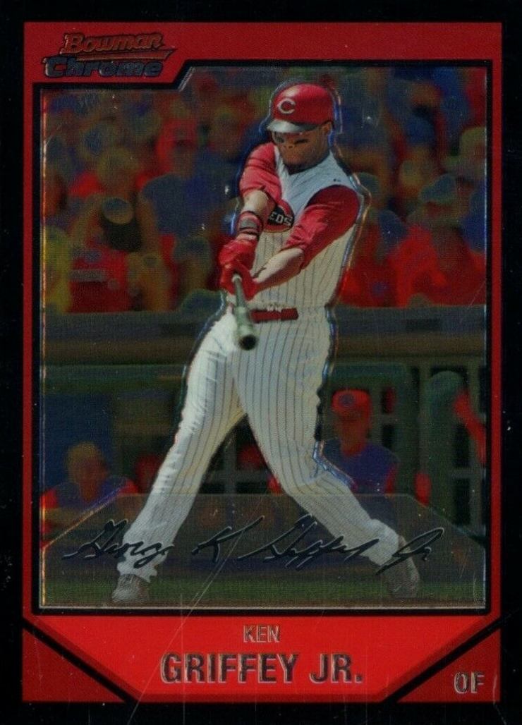 2007 Bowman Chrome Ken Griffey Jr. #85 Baseball Card