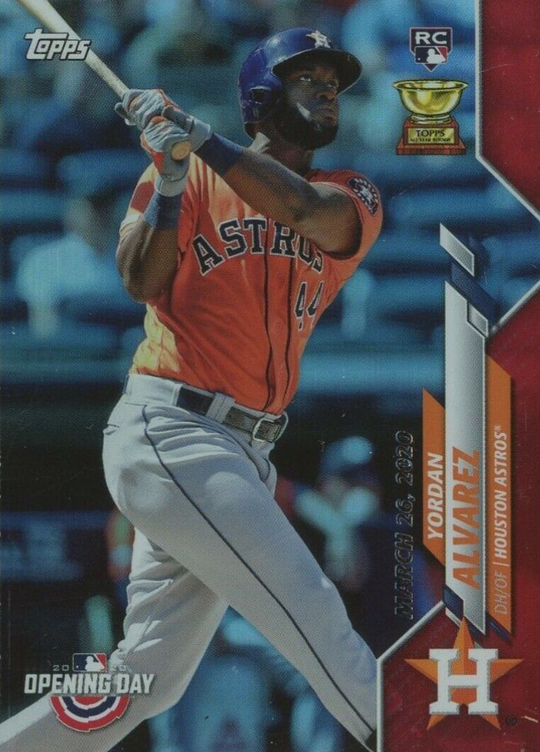 2020 Topps Opening Day Yordan Alvarez #63 Baseball Card