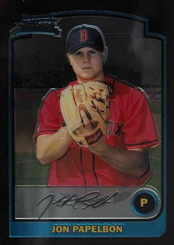 2003 Bowman Chrome Draft Picks Jon Papelbon #51 Baseball Card