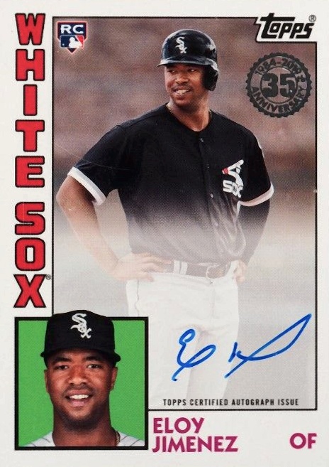 2019 Topps 1984 Topps Baseball Autographs Eloy Jimenez #EJ Baseball Card