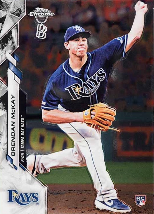 2020 Ben Baller Chrome Brendan McKay #8 Baseball Card