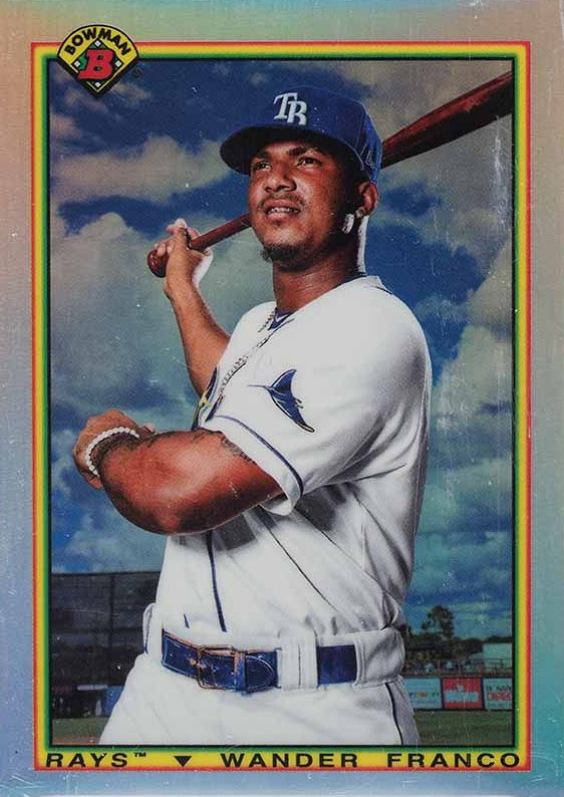 2020 Bowman Chrome 1990 Bowman Wander Franco #90BWF Baseball Card