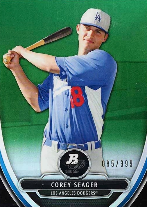 2013 Bowman Platinum Chrome Prospects Corey Seager #41 Baseball Card