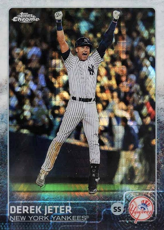 2015 Topps Chrome Derek Jeter #1 Baseball Card