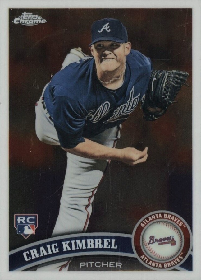 2011 Topps Chrome Craig Kimbrel #195 Baseball Card