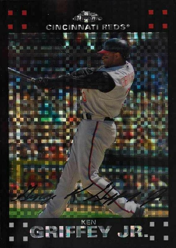 2007 Topps Chrome Ken Griffey Jr. #186 Baseball Card