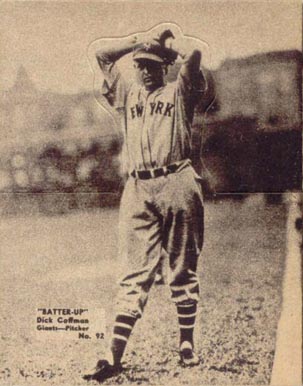 1934 Batter Up Dick Coffman #92 Baseball Card