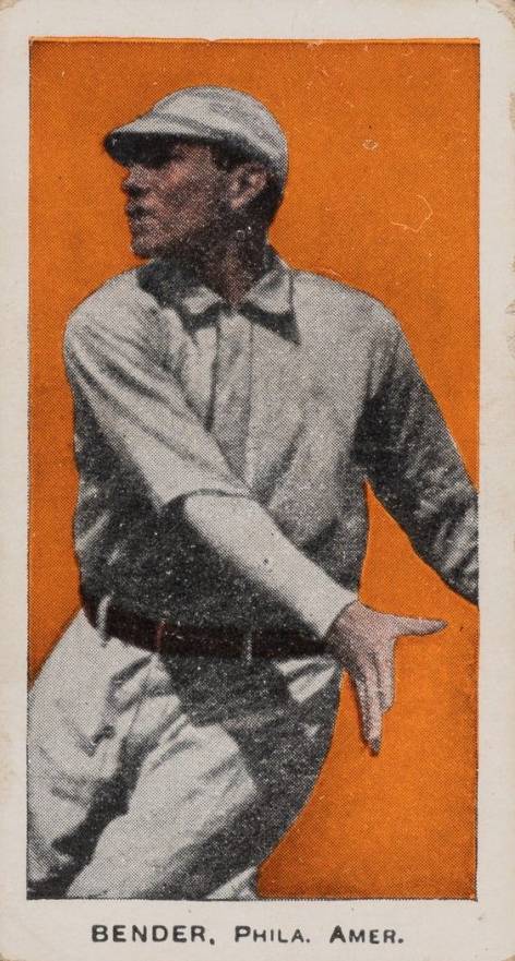 1910 Anonymous "Set of 30" Bender, Phila. Amer # Baseball Card