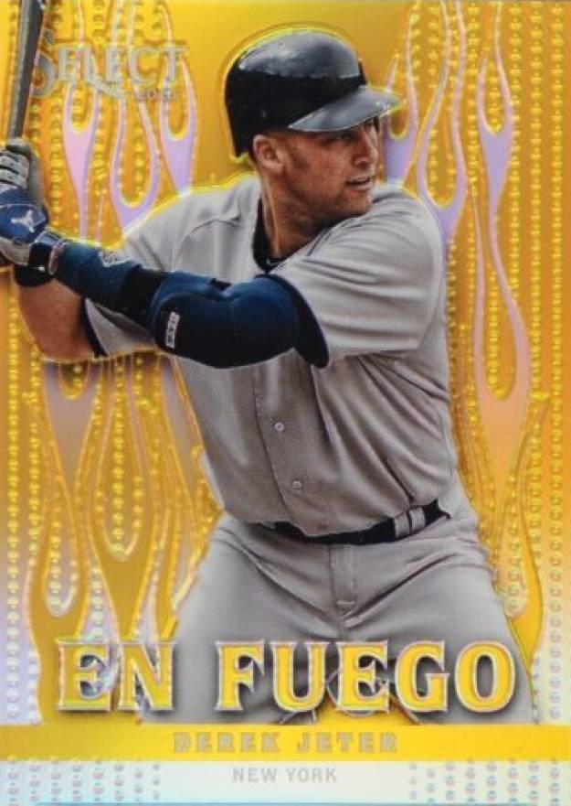 2013 Panini Select EN Fuego Derek Jeter #EF3 Baseball Card