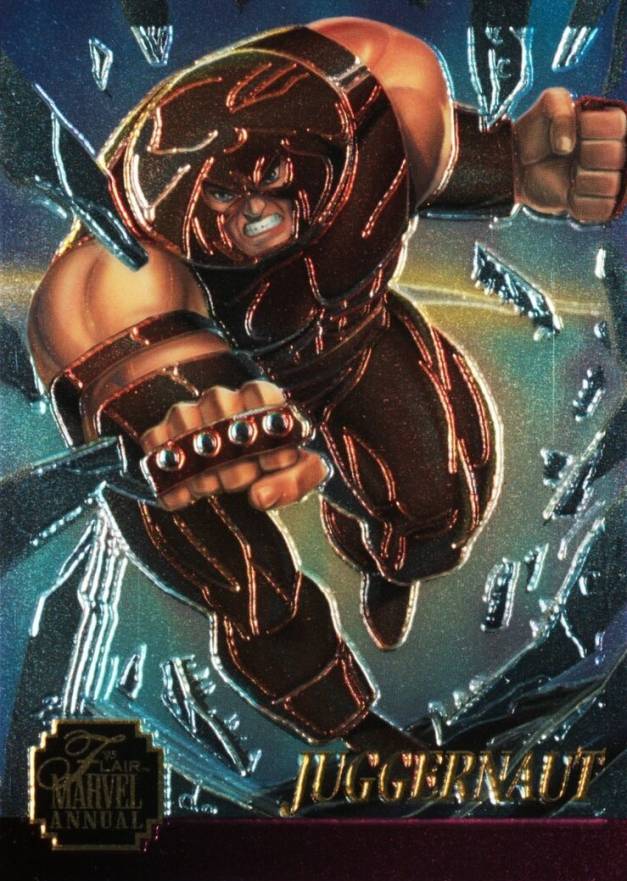 1995 Flair '95 Marvel Annual Chromium Juggernaut #11 Non-Sports Card