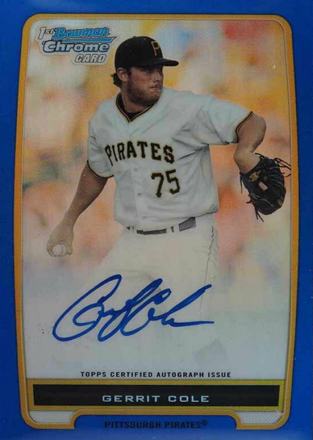 2012 Bowman Prospects Gerrit Cole #BCP86 Baseball Card