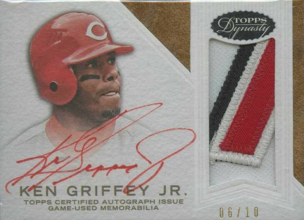 2016 Topps Dynasty Autograph Patches Ken Griffey Jr. #APKG1 Baseball Card