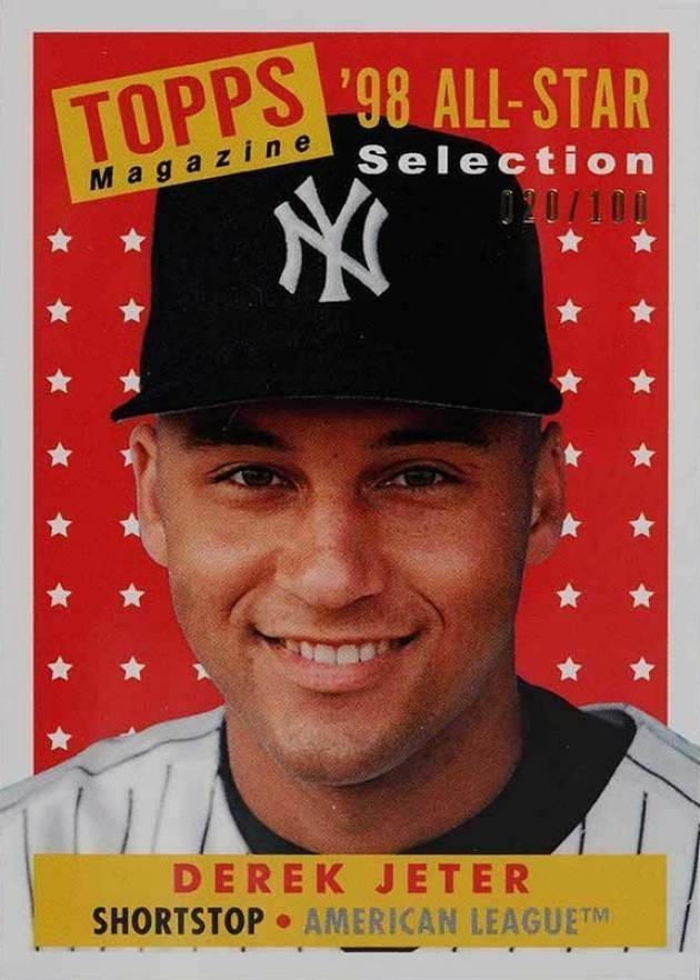 2020 Topps Transcendent Collection VIP Party Derek Jeter Through the Years Derek Jeter #58AS Baseball Card