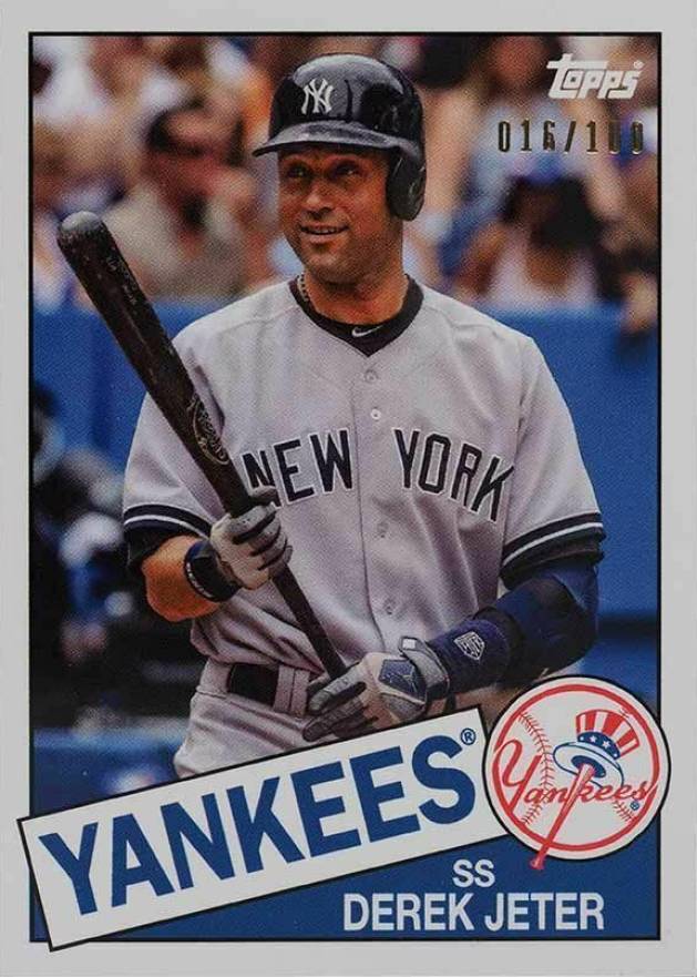 2020 Topps Transcendent Collection VIP Party Derek Jeter Through the Years Derek Jeter #1985 Baseball Card