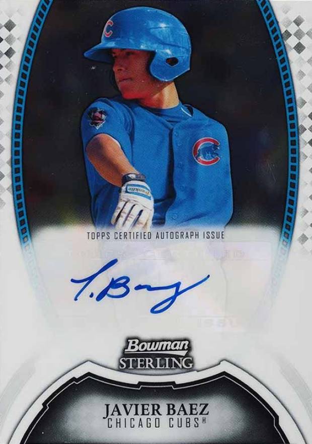 2011 Bowman Sterling Prospects Autographs Javier Baez #BSPJB Baseball Card