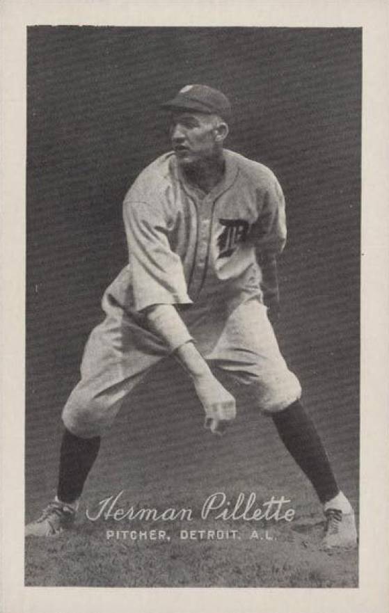 1923 Exhibits 1923-24 (Set 3) Herman Pillette # Baseball Card