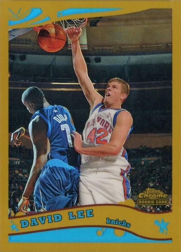 2005 Topps Chrome David Lee #180 Basketball Card