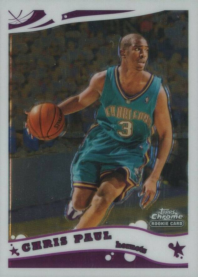 2005 Topps Chrome Chris Paul #168 Basketball Card