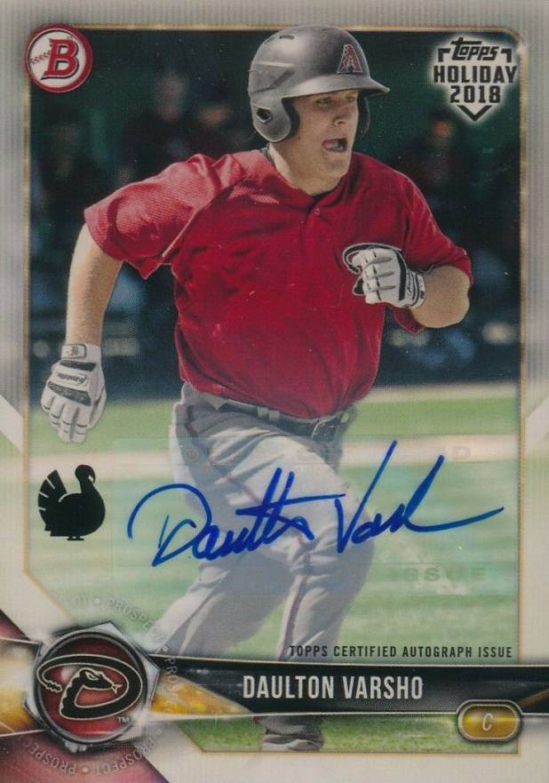 2018 Topps Holiday Bowman  Daulton Varsho #TH-DV Baseball Card