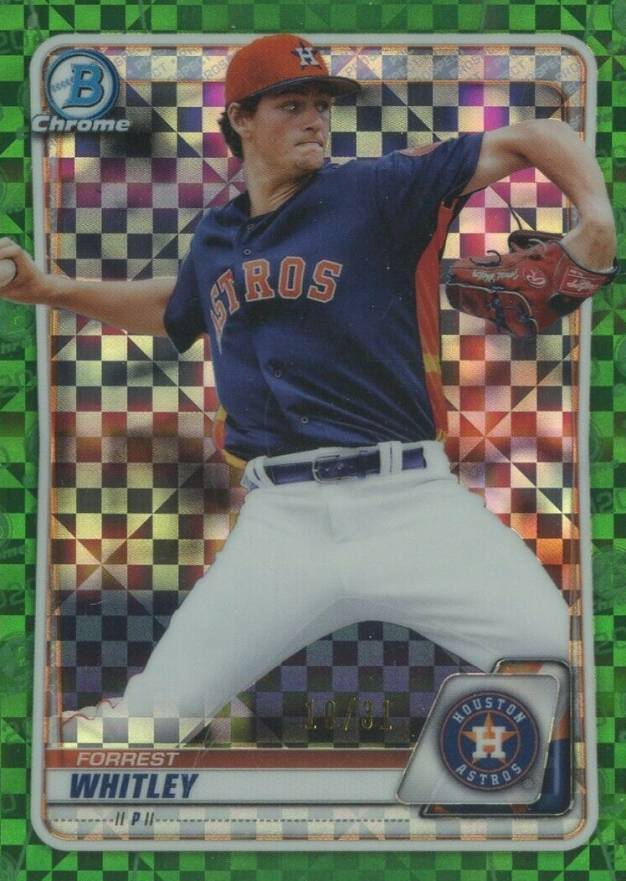 2020 Bowman Chrome X Prospects Forrest Whitley #192 Baseball Card