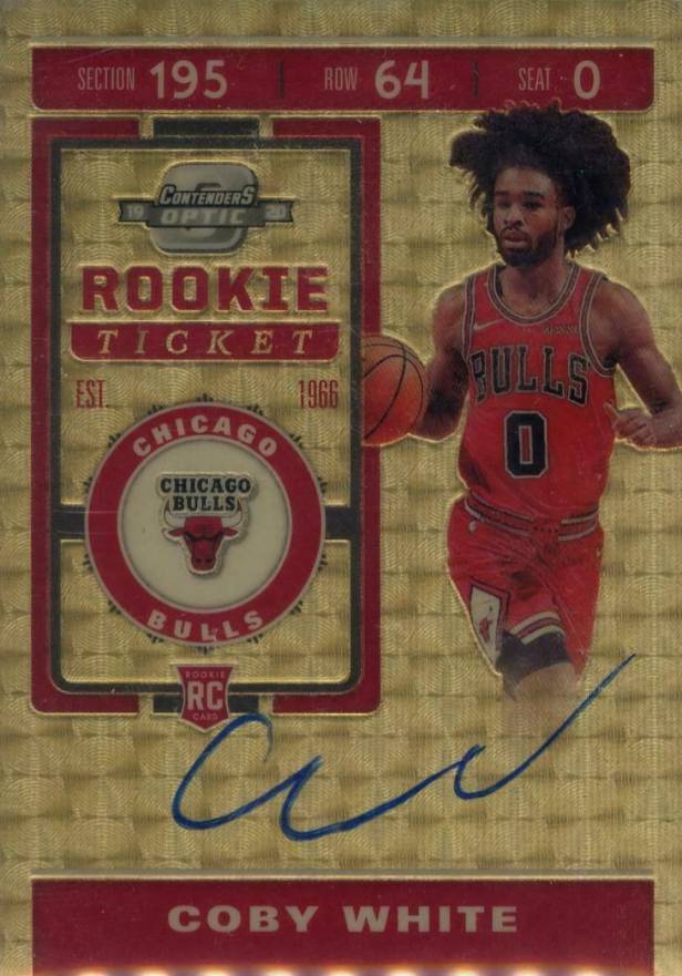 2019 Panini Contenders Optic Coby White #102 Basketball Card