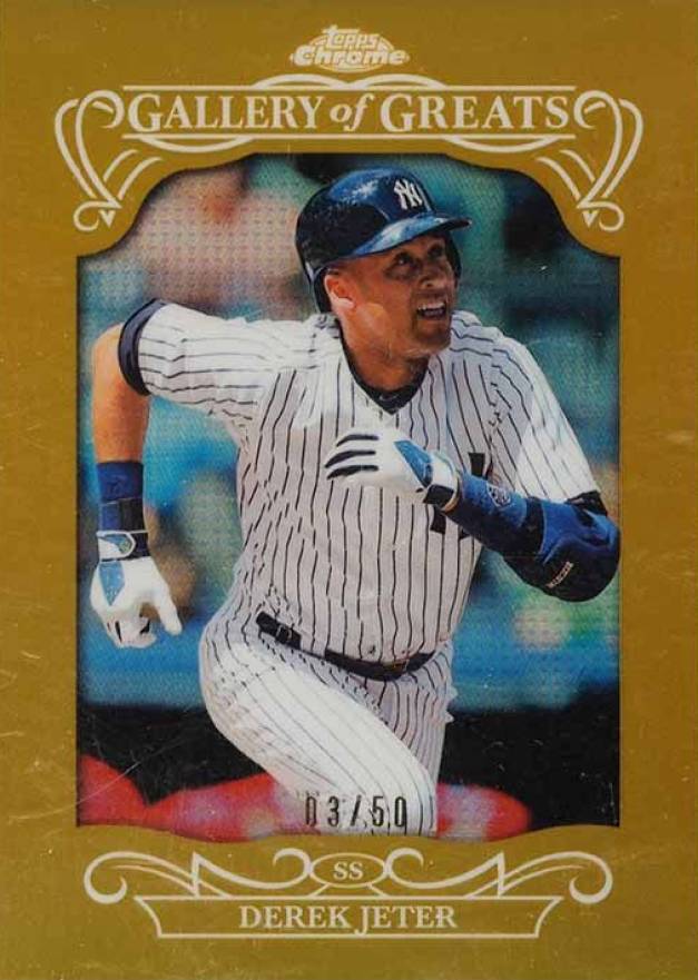 2015 Topps Chrome Gallery of Greats Derek Jeter #GGR2 Baseball Card