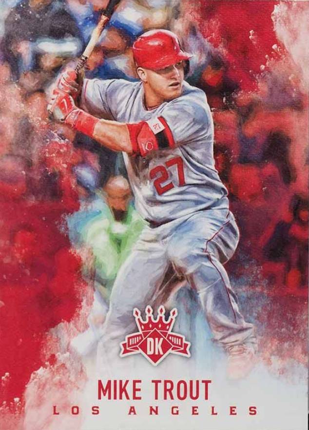 2017 Panini Diamond Kings Mike Trout #67 Baseball Card