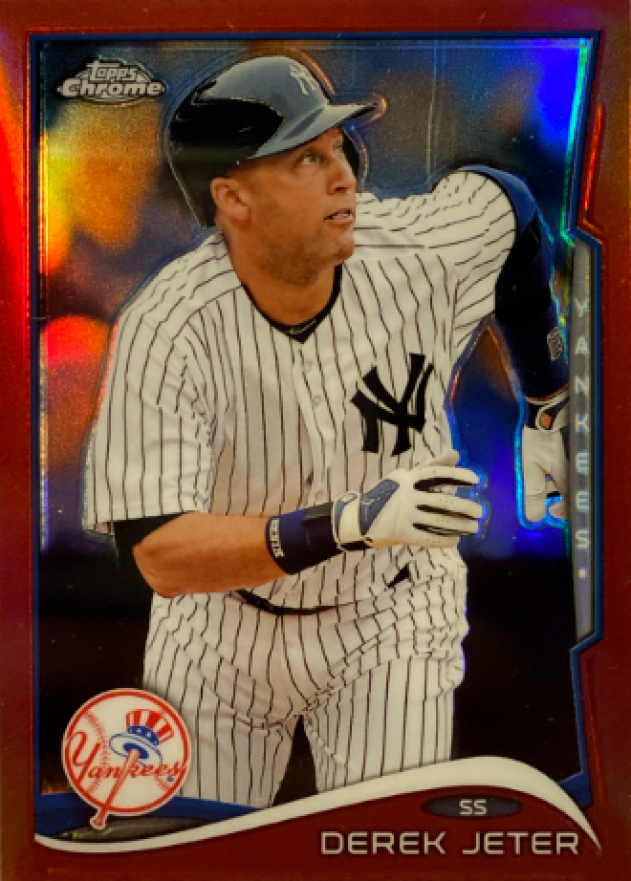 2014 Topps Chrome Derek Jeter #56 Baseball Card