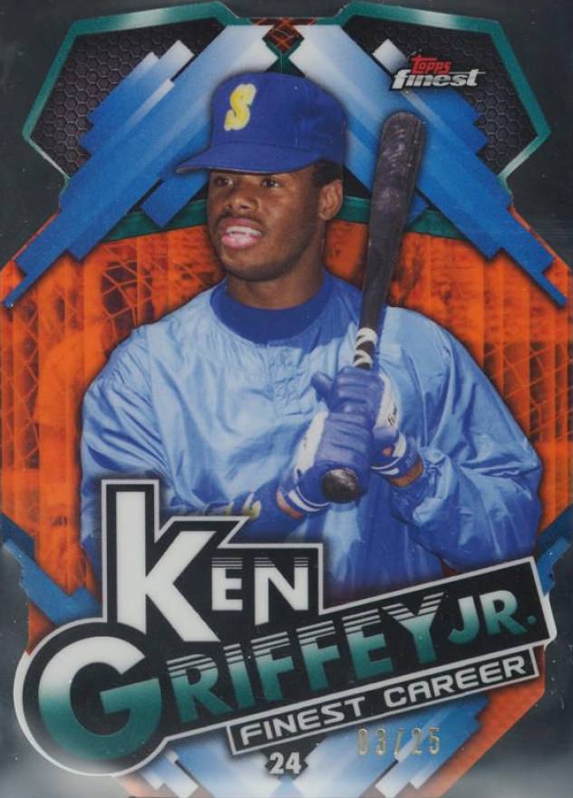 2016 Finest Finest Careers Die-Cut Ken Griffey Jr. #KG1 Baseball Card