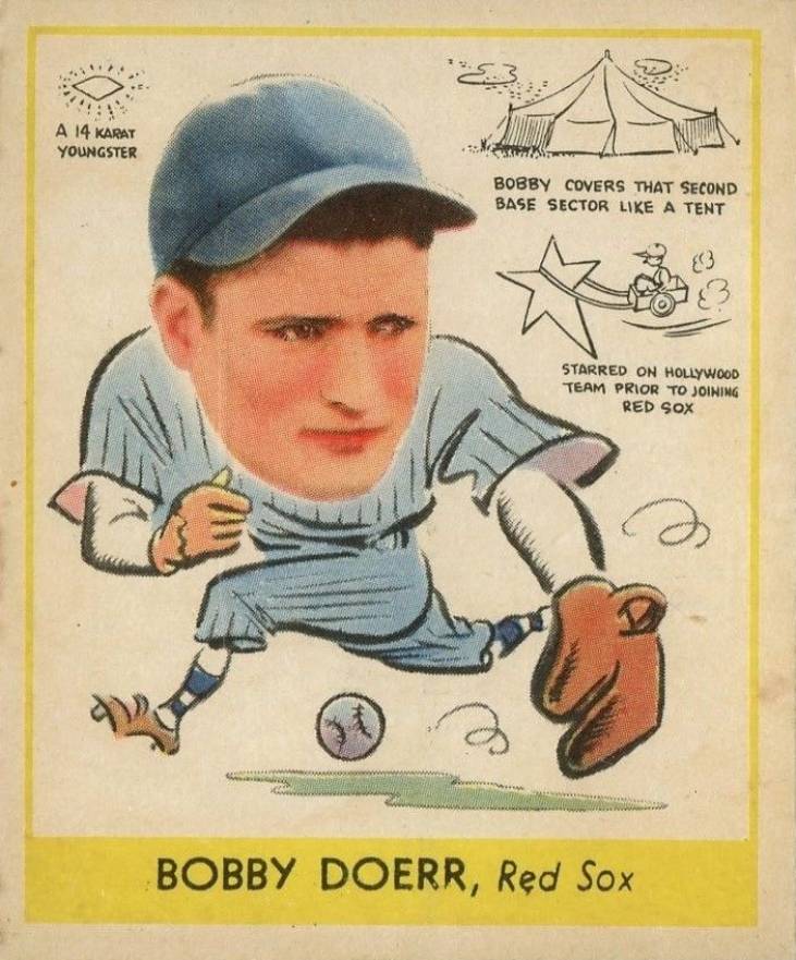 1938 Goudey Heads-Up Bobby Doerr #282 Baseball Card