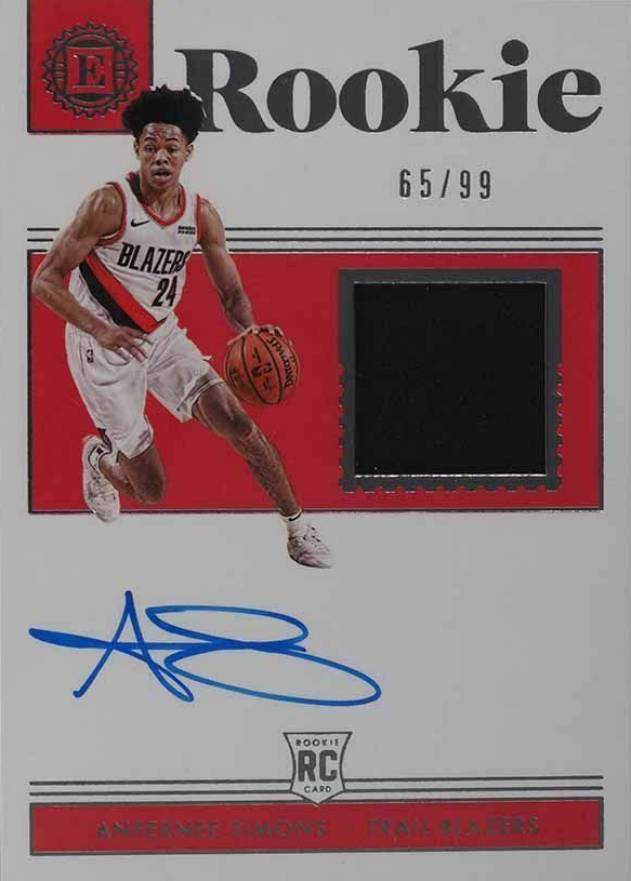 2018 Panini Encased Anfernee Simons #206 Basketball Card