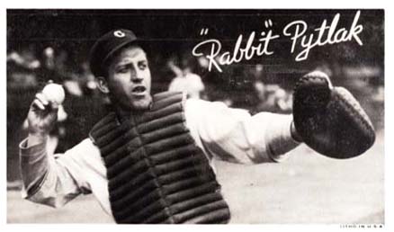 1936 Goudey Premiums-Type 1-Wide Pen "Rabbit" Pytlak # Baseball Card