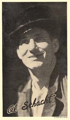 1936 Goudey Premiums-Type 1-Wide Pen Al Schacht # Baseball Card