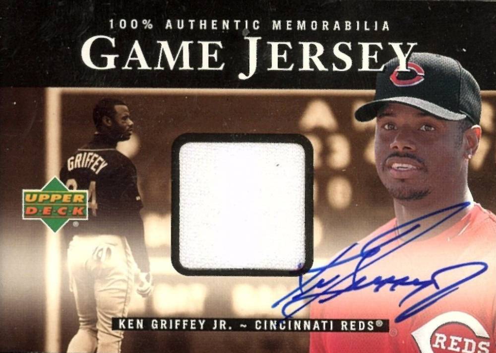 2000 Upper Deck Game Jersey Ken Griffey Jr. #H-KG Baseball Card