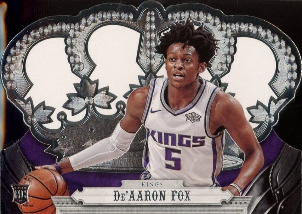 2017 Panini Crown Royale DE'Aaron Fox #33 Basketball Card