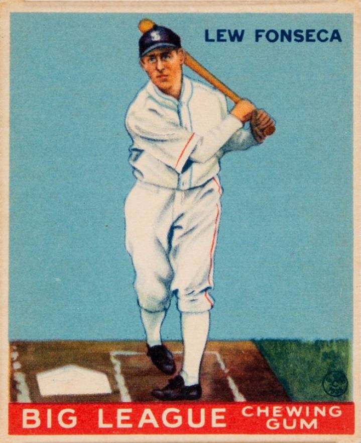 1933 Goudey Lew Fonseca #43 Baseball Card